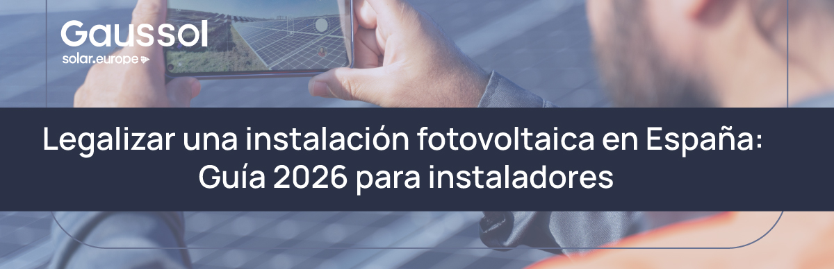 Legalizar una instalación fotovoltaica en España Guía 2026 para instaladores